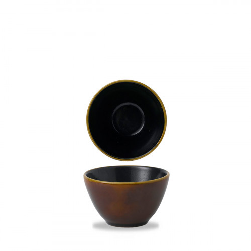 Pot conique Siena Brown porcelaine vitrifiée Ø 10,2 cm Nourish Siena Brown Churchill