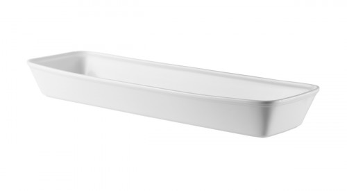 Plat buffet porcelaine vitrifiée blanc 53x16x6,2 cm 3 L Counter Serve Churchill