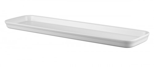 Plat GN2/4 porcelaine vitrifiée blanc 53x15x2,5 cm 1,4 L Counter Serve Churchill