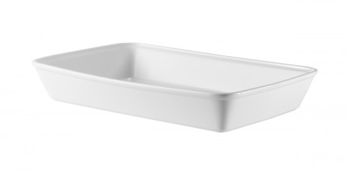 Plat buffet porcelaine vitrifiée blanc 38x25x6,2 cm 3,5 L Counter Serve Churchill