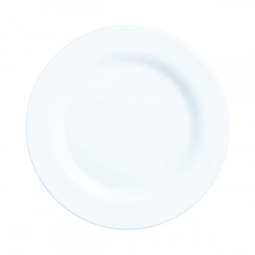 Assiette plate rond blanc verre opal Ø 24 cm Intensity Arcoroc