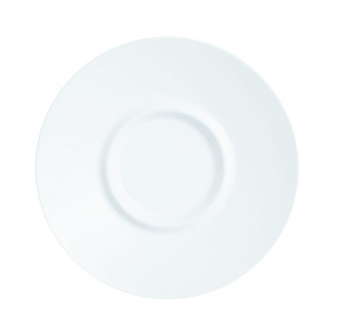 Sous tasse rond blanc verre opal Ø 12 cm Intensity Baril Arcoroc