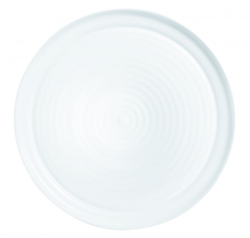Assiette à pizza xl rond blanc verre opal Ø 32 cm Evolutions Arcoroc
