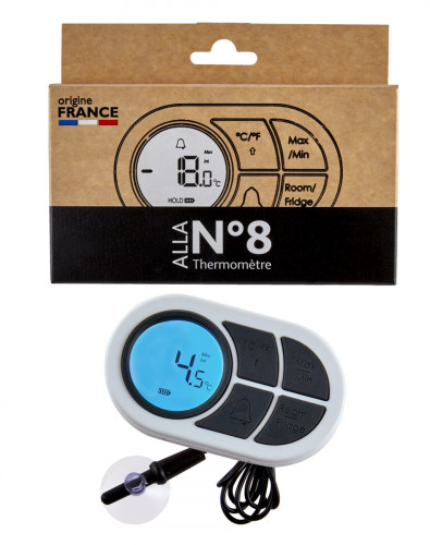 Thermomètre digital réfrigérateur min -50 °C max 70 °C N°8 Alla France