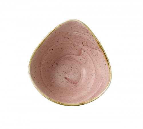 Bol triangulaire Petal Pink porcelaine vitrifiée 15,3x15,3 cm Stonecast Petal Churchill