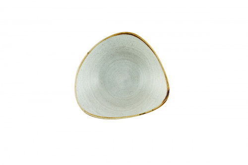 Bol triangulaire raw grey porcelaine vitrifiée 18,5x18,5 cm Stonecast Raw Churchill
