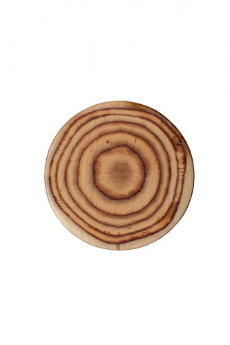 Planche rond brun bouleau Ø 28 cm De La Roca