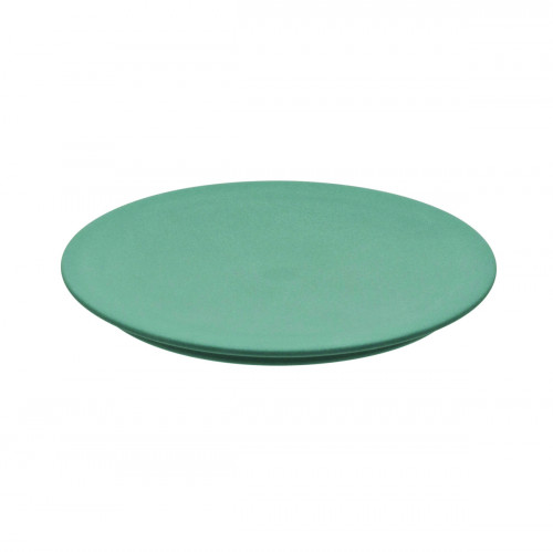 Assiette/couvercle rond argile verte grès émaillé Ø 12,5 cm Bahia Degrenne