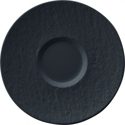 Sous tasse rond noir porcelaine Ø 17 cm The Rock Villeroy & Boch