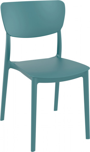Chaise de terrasse bleu 82x45x53 cm Monna Flexmob