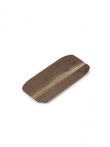 Plat rectangulaire brun noyer 24 cm Nido Serax