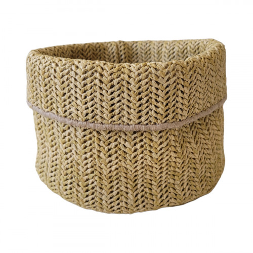Panière de buffet polypropylène (pp) paille Ø 15 cm 15 cm Pampa Sonolys