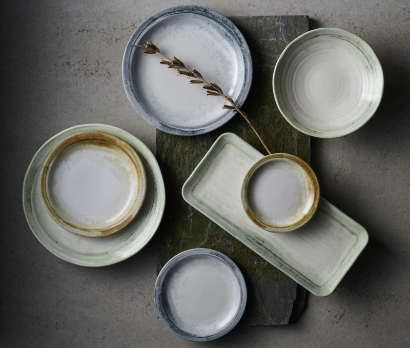 Tasse à espresso rond vert porcelaine vitrifiée Ø 6,5 cm Finca Flint Dudson