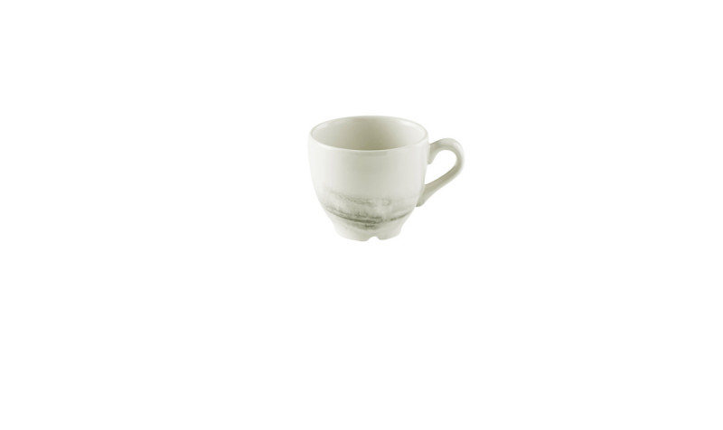 Sous-tasse à cappuccino / thé rond vert porcelaine vitrifiée Ø 15,6 cm Finca Flint Dudson