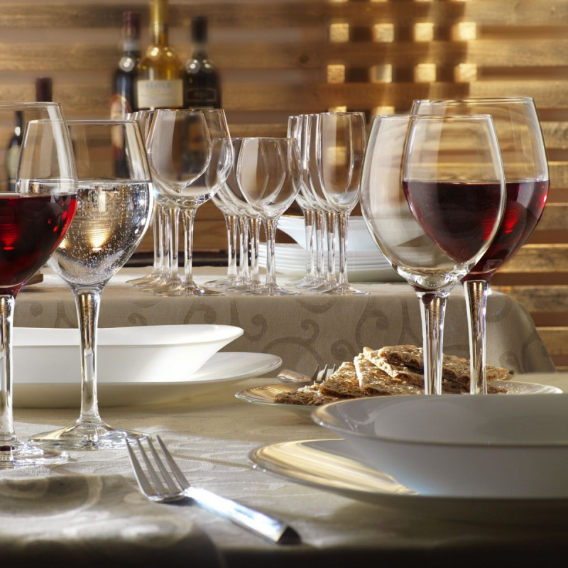 Verre à pied multi-usages verre trempé 35 cl Milano Bormioli Rocco