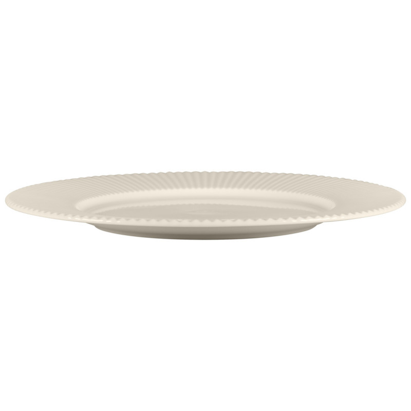 Assiette plate rond blanc porcelaine bone china Ø 31,5 cm Spectra Rak