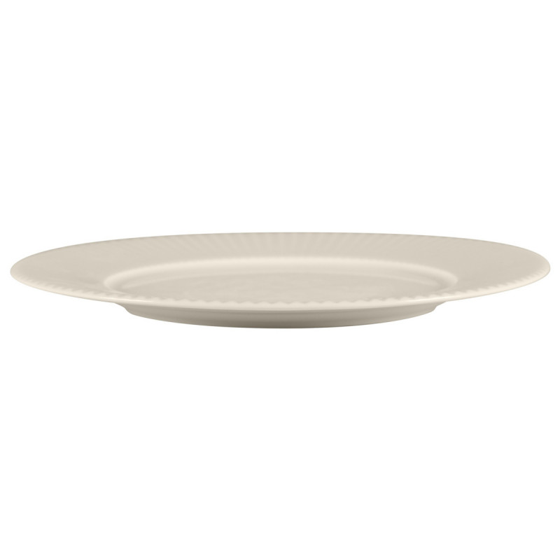 Assiette plate rond blanc porcelaine bone china Ø 21,9 cm Spectra Rak