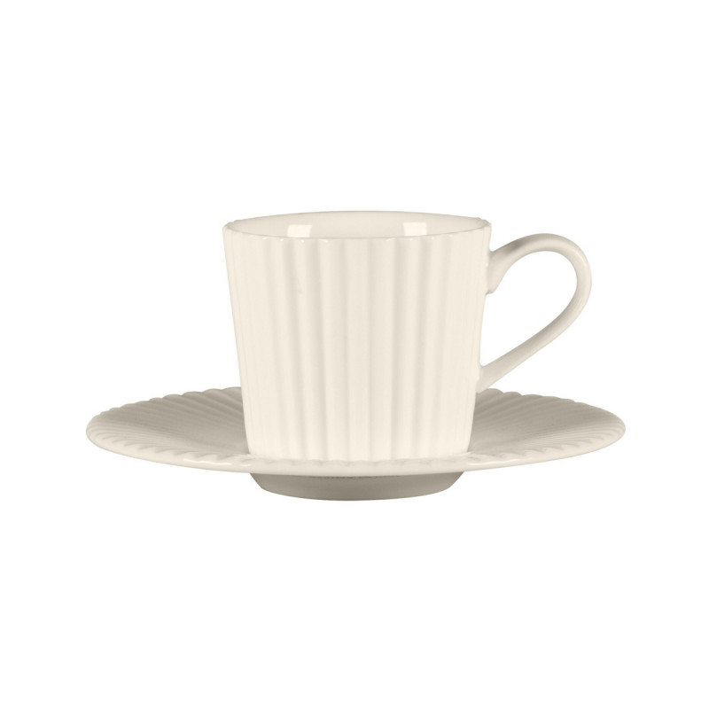 Tasse à espresso rond blanc porcelaine bone china 8,6 cl Ø 6,1 cm Spectra Rak
