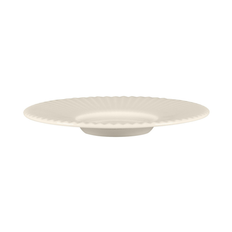 Sous tasse à espresso rond blanc porcelaine bone china Ø 13 cm Spectra Rak