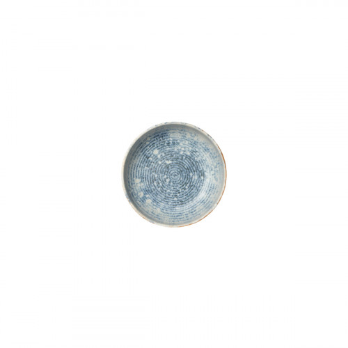 Coupelle rond bleu grès émaillé Ø 16 cm Ice Accolade