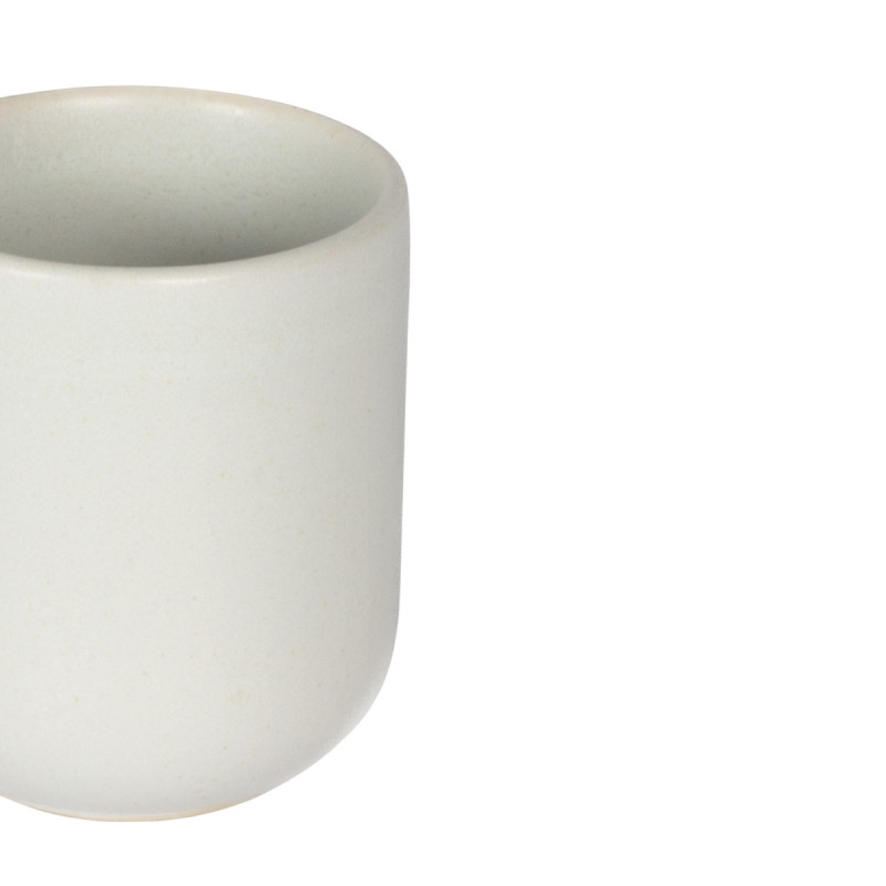 Gobelet rond bleu grès émaillé 9 cl Ø 5,5 cm Ice Accolade