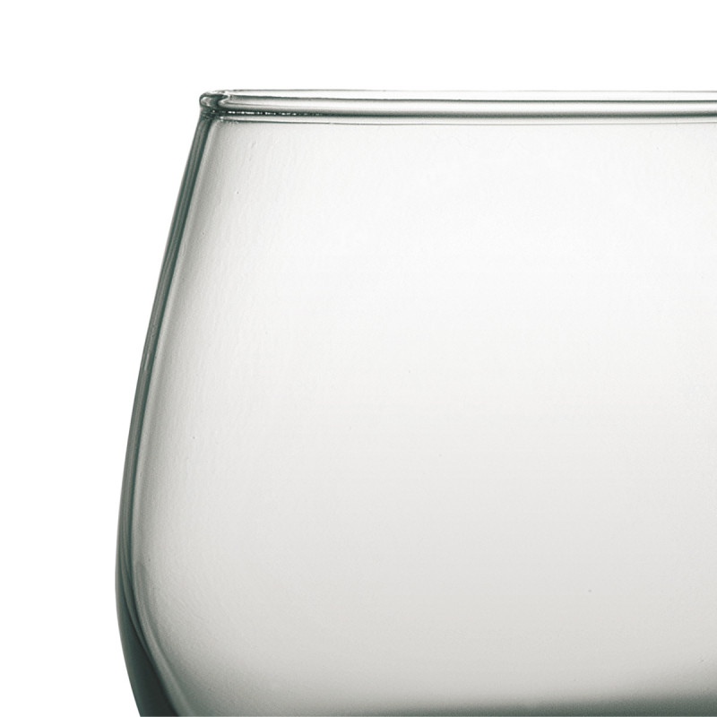 Gobelet forme basse gris verre 32 cl Cara Pro.mundi