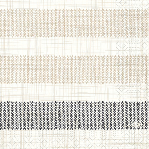 Serviette beige ouate de cellulose 33x33 cm Duni (50 pièces)