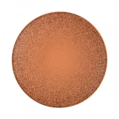 Assiette extra plate rond Tero Décor Denia porcelaine Ø 20,5 cm Earth Rak