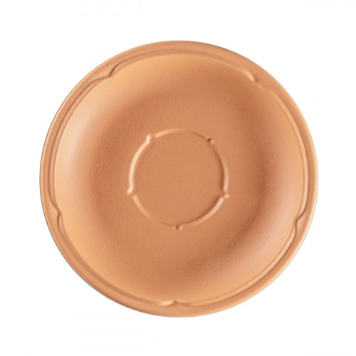 Sous tasse à espresso rond Tero Décor Prima porcelaine Ø 13 cm Earth Rak