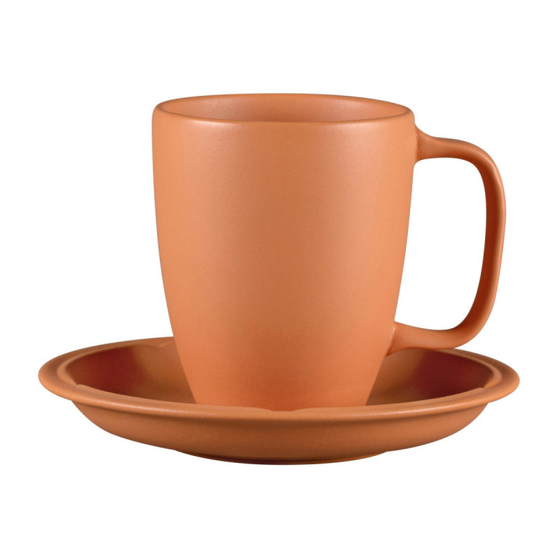Mug rond Tero Décor Prima porcelaine 30 cl Ø 8 cm Earth Rak