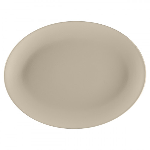 Plat ovale Argila Décor Epura porcelaine 36 cm Earth Rak