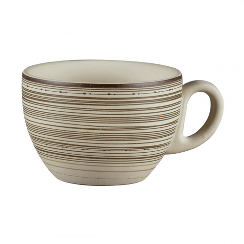 Tasse à thé rond Argila Décor Larissa porcelaine 23 cl Ø 9 cm Earth Rak