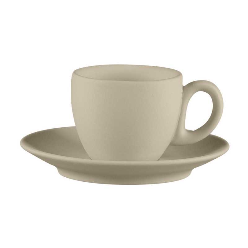 Tasse à espresso rond Argila Décor Epura porcelaine 8 cl Ø 6,5 cm Earth Rak