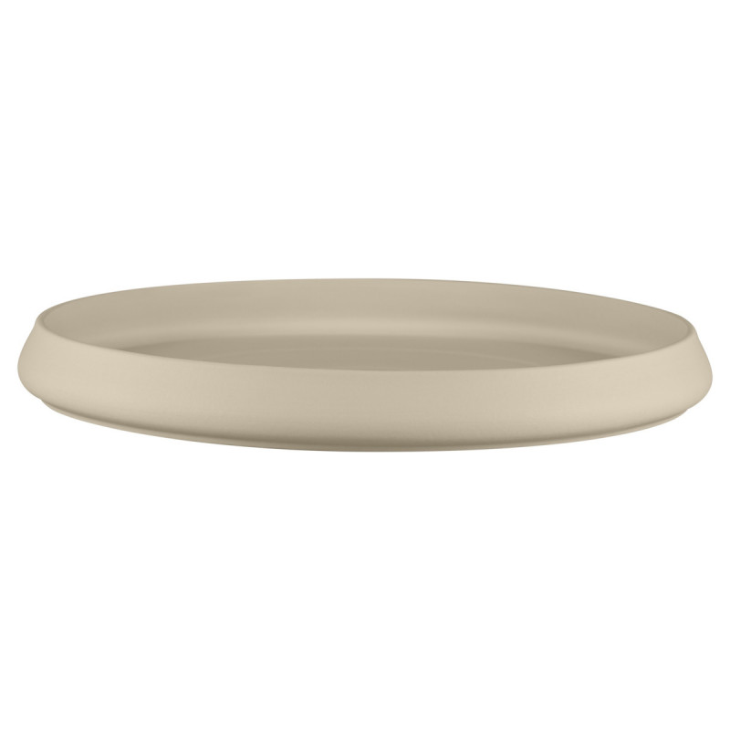 Plat à bord droit rond baantna argila Décor Prima porcelaine Ø 33,4 cm Earth Rak