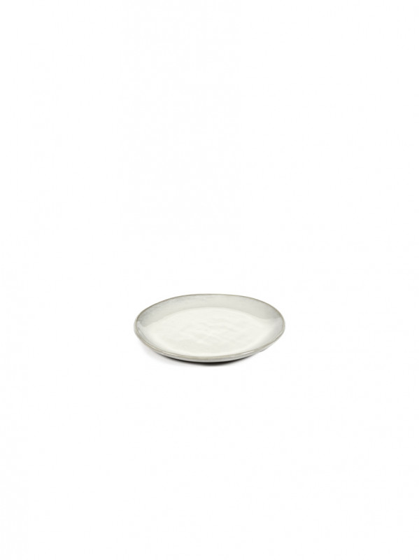 Assiette coupe plate rond écru grès émaillé Ø 14,5 cm La Mère Serax