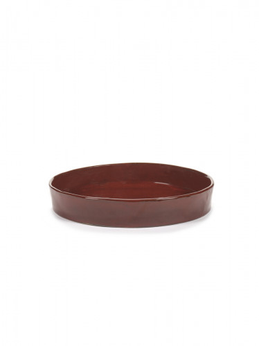 Assiette creuse rond Venetian red grès émaillé Ø 20 cm La Mère Serax