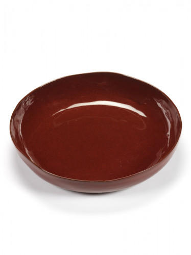 Bol de présentation rond Venetian red grès émaillé Ø 37 cm La Mère Serax