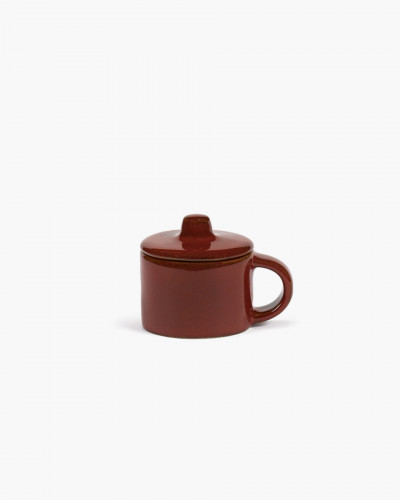 Tasse à espresso rond Venetian red grès émaillé 11 cl 8 cm La Mère Serax