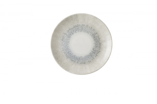 Assiette coupe plate rond Agate grey porcelaine vitrifiée Ø 26 cm Fusion Churchill