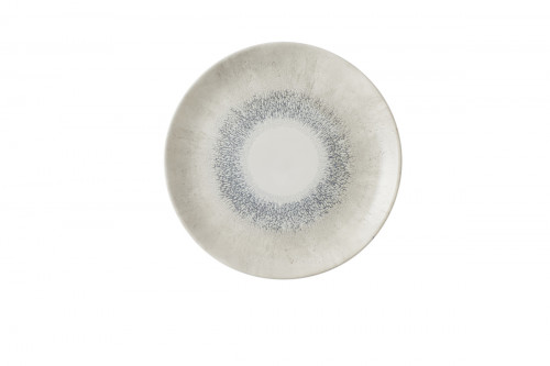 Assiette coupe plate rond Agate grey porcelaine vitrifiée Ø 28 cm Fusion Churchill
