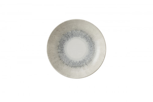 Assiette coupe creuse rond Agate grey porcelaine vitrifiée Ø 18,2 cm Fusion Churchill