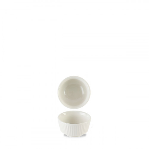 Pot à sauce rond blanc porcelaine vitrifiée Ø 6,9 cm Stonecast Natural Churchill