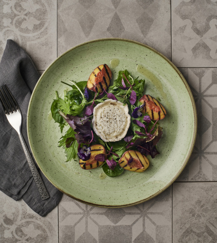Assiette plate rond Sage Green porcelaine vitrifiée Ø 28,8 cm Stonecast Sage Churchill