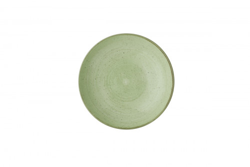 Assiette creuse rond Sage Green porcelaine vitrifiée Ø 24,8 cm Stonecast Sage Churchill