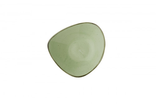 Bol triangulaire Sage Green porcelaine vitrifiée 23,5x23,5 cm Stonecast Sage Churchill