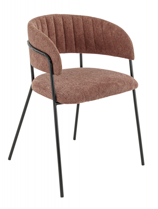 Fauteuil d'intérieur terracotta 76x57x50 cm Rene Flexmob