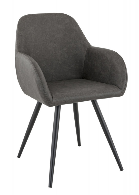Fauteuil d'intérieur gris anthracite 87x57x59 cm Olaf Flexmob