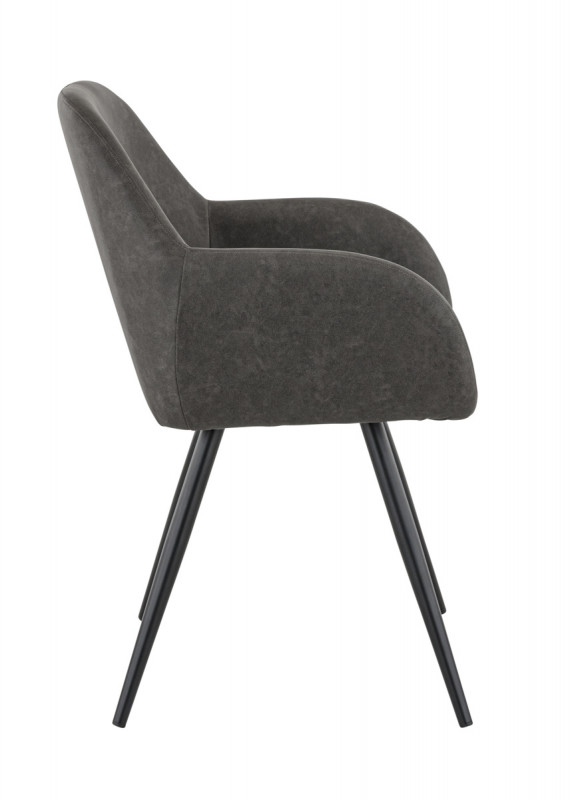 Fauteuil d'intérieur gris anthracite 87x57x59 cm Olaf Flexmob