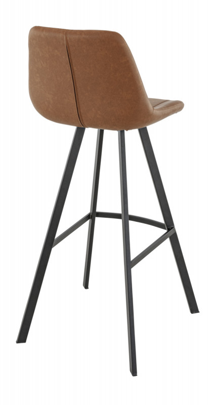 Tabouret de bar d'intérieur marron 106x46x53 cm Kyle Flexmob