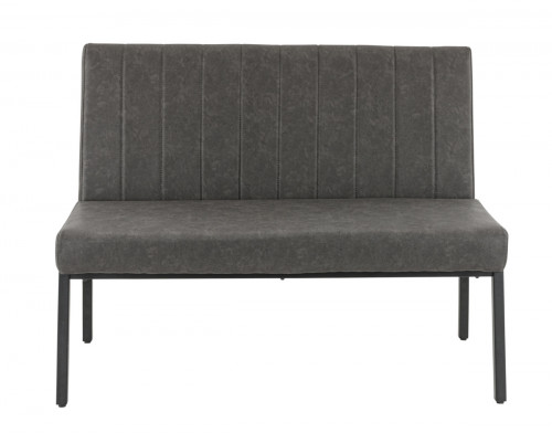 Banquette d'intérieur gris anthracite 94x120x60 cm Wendy Flexmob